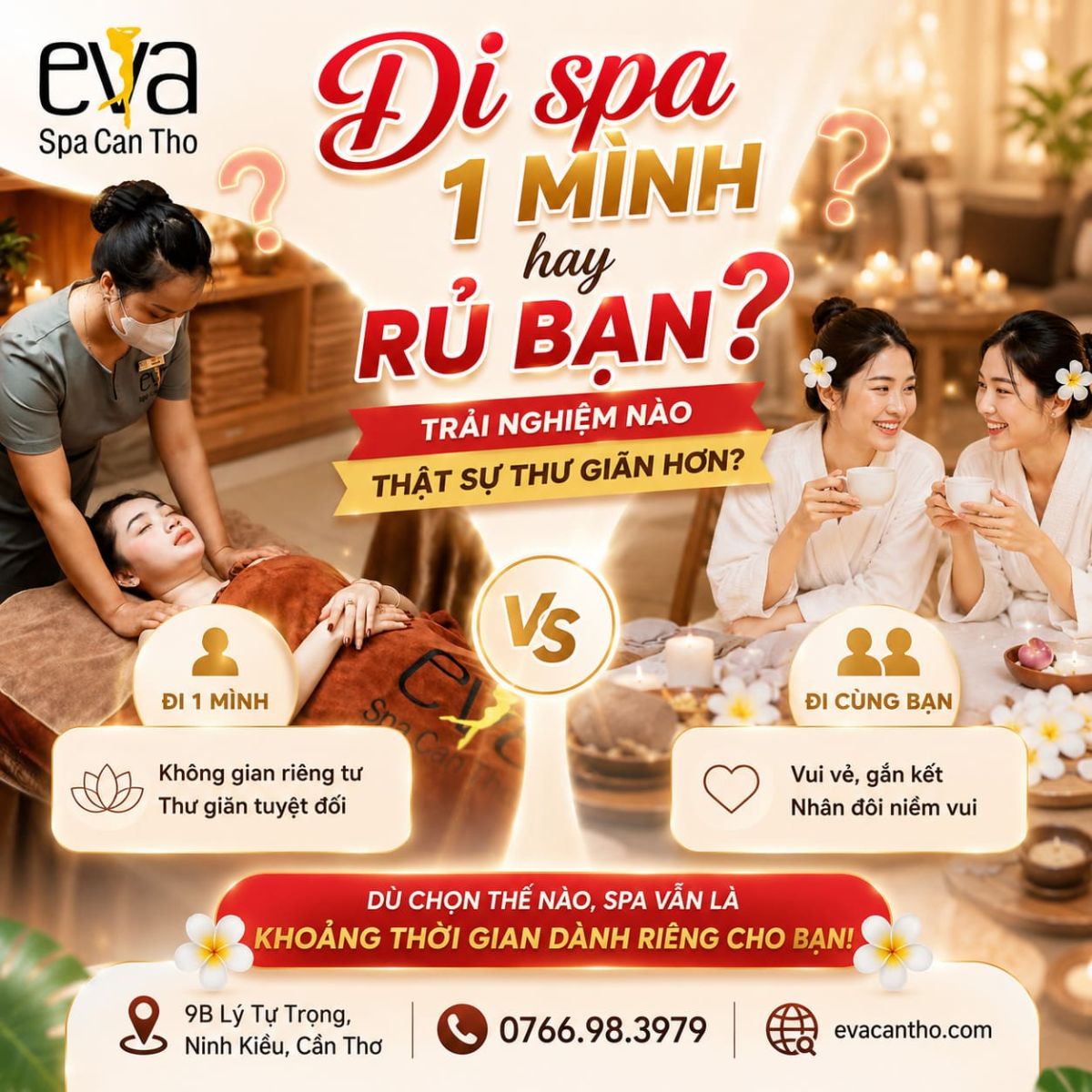 Đi Spa Một Mình Hay Rủ Bạn? – Trải Nghiệm Nào Thật Sự Thư Giãn Hơn?