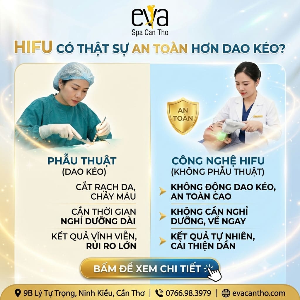 HIFU Có Thật Sự An Toàn Hơn Dao Kéo? Góc Nhìn Từ Chuyên Gia Da Liễu