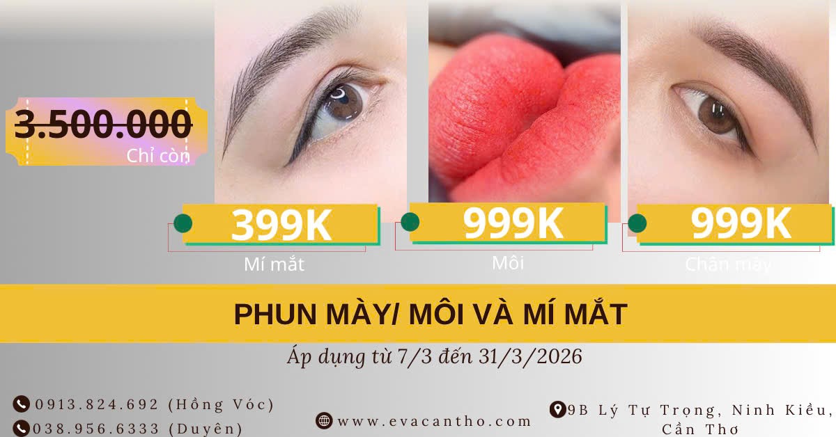 ƯU ĐÃI THÁNG 03 - LÀM ĐẸP CHỈ TỪ 399K