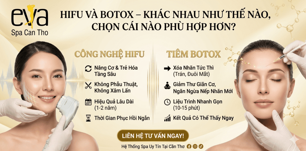 HIFU và Botox – Khác nhau như thế nào, chọn cái nào phù hợp hơn?