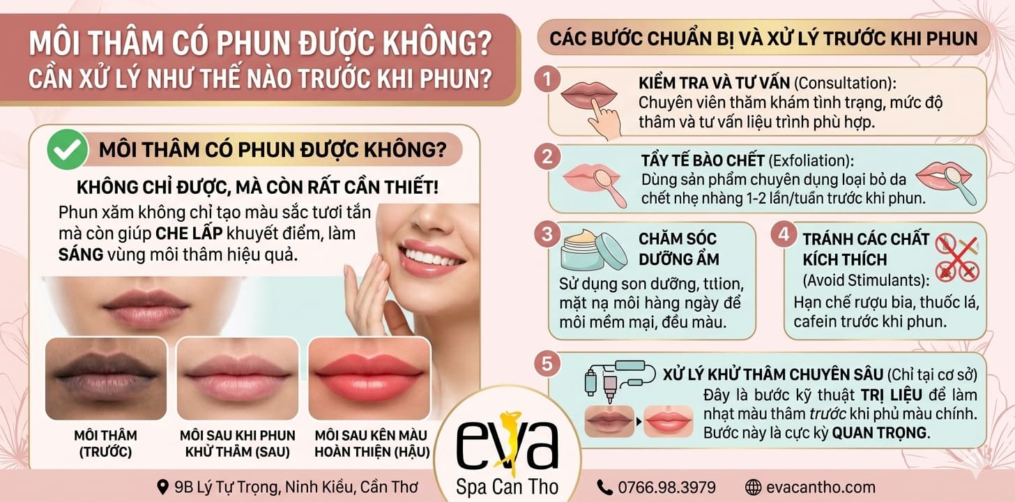 Môi Thâm Có Phun Được Không? Sự Thật Mà Ít Nơi Nói Thẳng