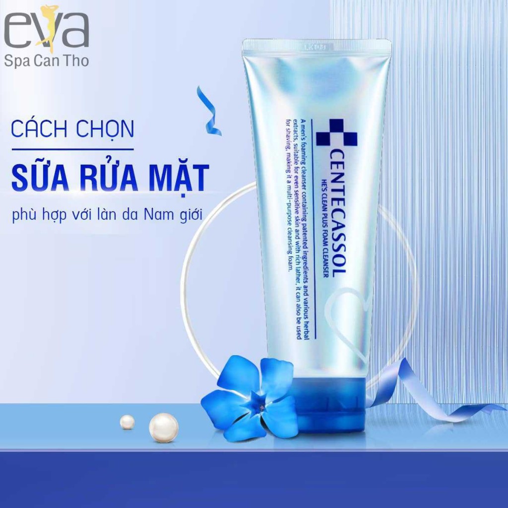 Sữa rửa mặt chuyên sâu cho nam Centecassol He's Clean plus foam cleanser 150ml