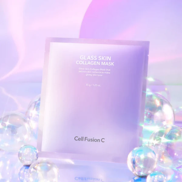 Mặt Nạ Collagen Cao Cấp Cell Fusion C Glass Skin Gel Mask, Hộp 5 miếng