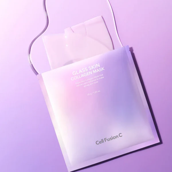 Mặt Nạ Collagen Cao Cấp Cell Fusion C Glass Skin Gel Mask, Hộp 5 miếng