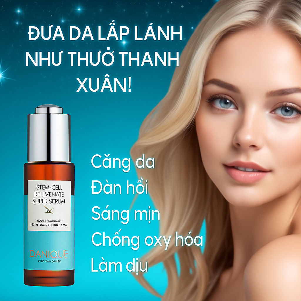 Tinh Chất Phục Hồi & Trẻ Hoá Làn Da Chuyên Sâu Danique Stem Cell Rejuvenate Super Serum 30ml