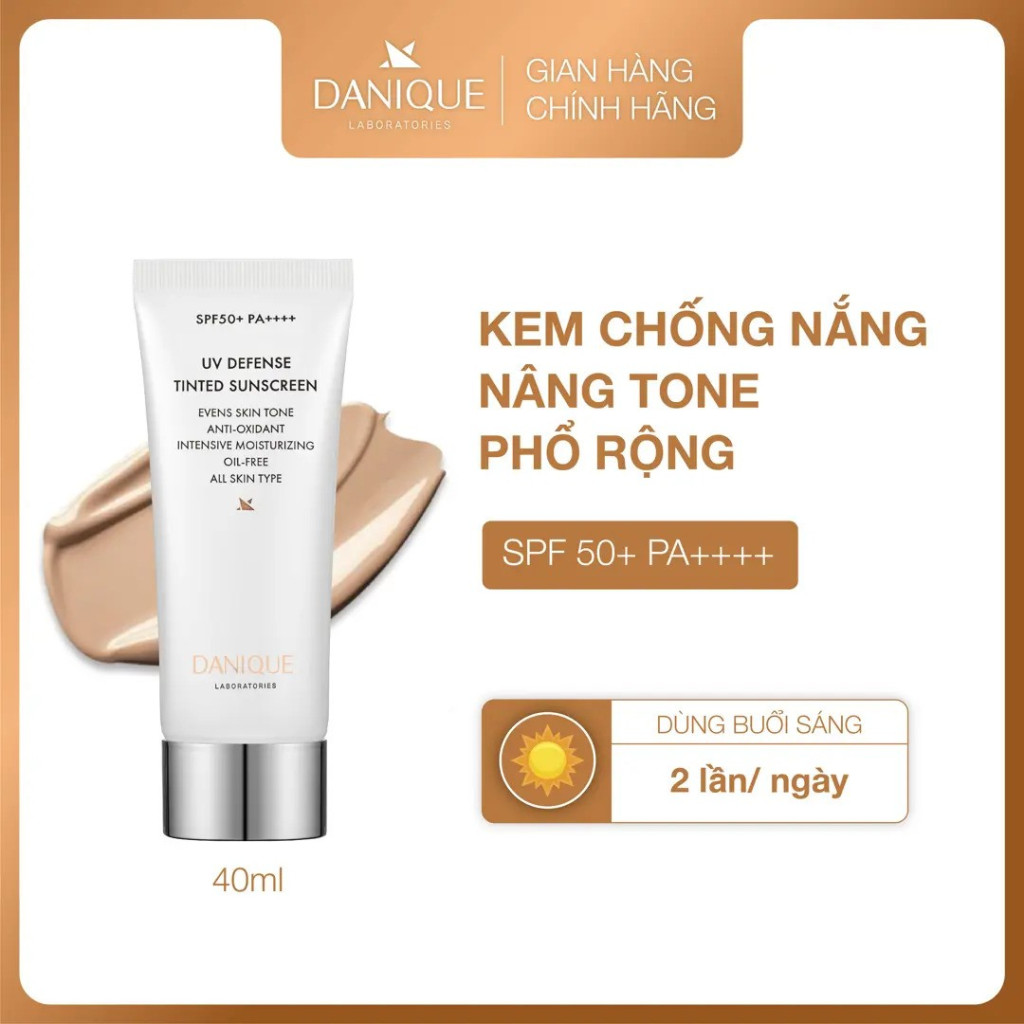 Kem Chống Nắng Nâng Tone Uv Defense Tinted Sunscreen SPF50+ PA++++, tuýp 40ml